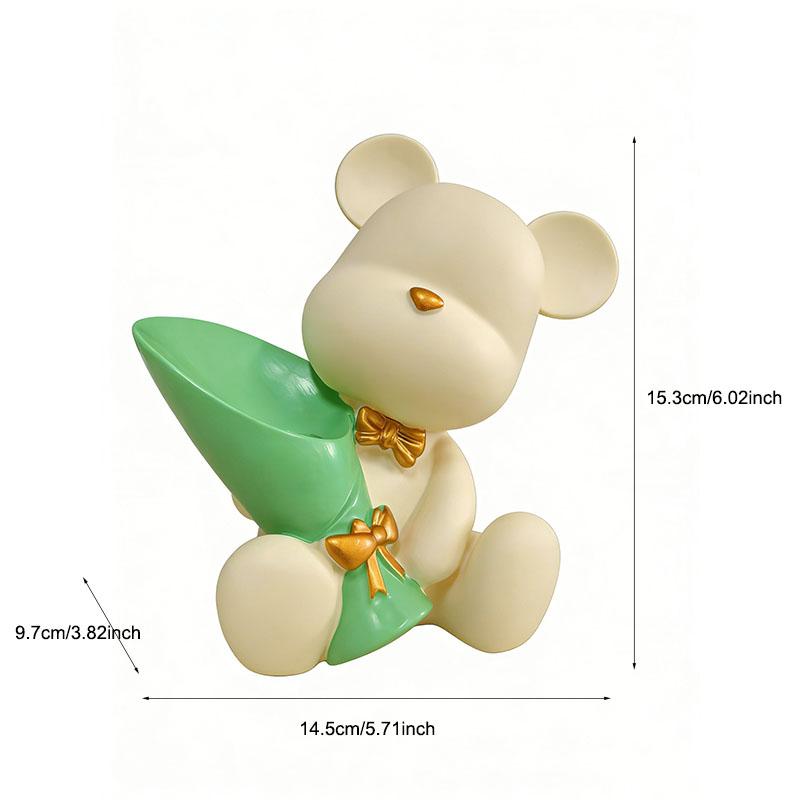 

Милая Мини Ваза Маленький Медвежонок Креативная Палочка-Медвежонок Цветок Декор для Гостиной Рабочего Стола Подарок на День Святого Валентина для Любимого