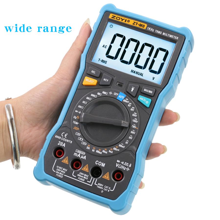 ZOYI ZT-MO Multimetru electrician inteligent automat + manual Multimetru digital de înaltă precizie cu auto-ranging
