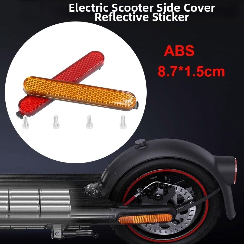 1Set Plastic Electric Scooter Stickers Accessor Rear Safety Decoration For Xiaomi Pro2 1S-M365 Mi3