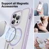 Matte Anti-slip Rugged Armor Magnetic Phone Case for iPhone 15 14 13 12 11 Pro Max Magsafe Charging Shockproof Hybrid Hard Cover