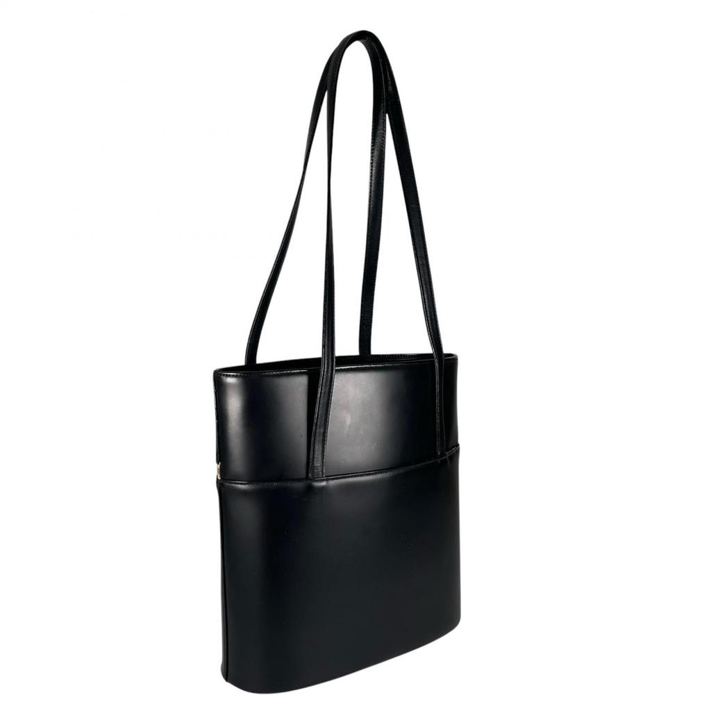 BURBERRY Nova Check Handbag black Women used