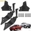 4PCS Front Splash Shields 53885-0K020 53735-0K020 for Toyota Hilux Fortuner KUN25 2004-2015, Fender Liner Apron Guard Kit
