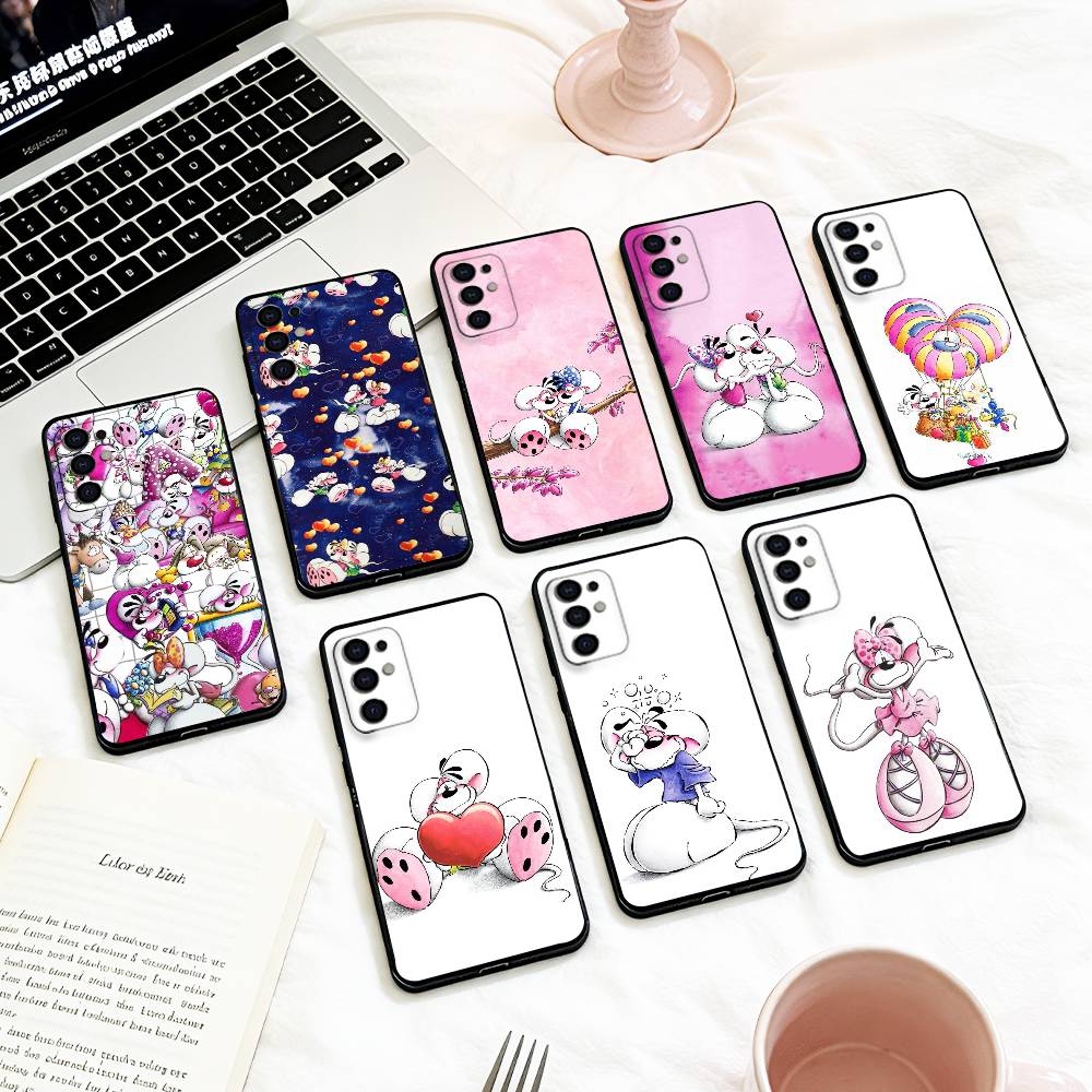 LOVELY D-Diddl Phone Case For Samsung S 25,24,23,22,30,21,10,9,Ultra,Plus,Lite,FE,4,5 G Soft Black Case