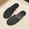 Fashion 2025 Summer Hot Sale Mesh Women’s Closed Toe Slippers Outdoor Breathable Flat with Slippers for Fashion Concise Casual Sandals