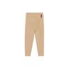 Puma Solid Color Logo Print Drawstring Straight Leg Knit Sports Pants Men Bottoms Khaki 626177-83