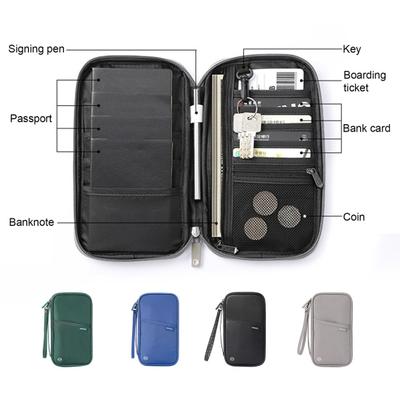 Passports Pouch Convenient Multi-Compartments Dust-proof Large Capacity Bag Travel Accessory