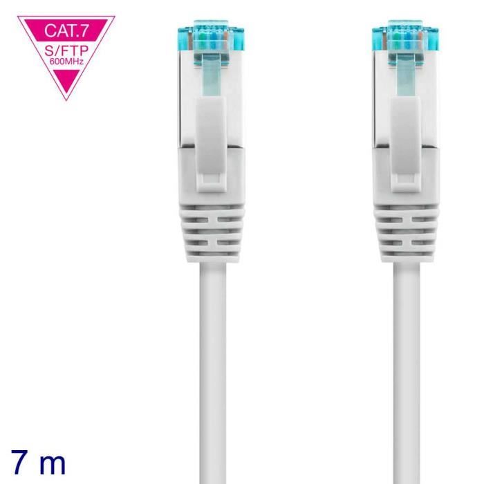 Câble Ethernet - OCIODUAL - 10.20.1707 - 7m - Cat.7 - 600Mhz - LSZH SFTP PIMF