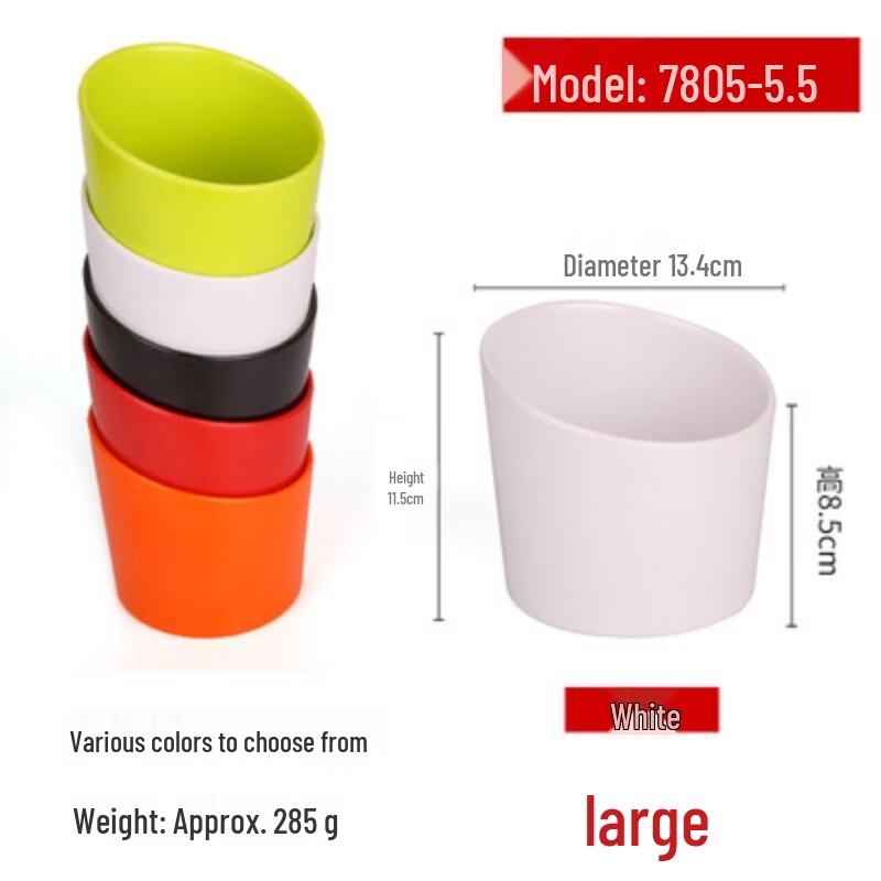 

Jijun Melamine Slanted Salad Bowl