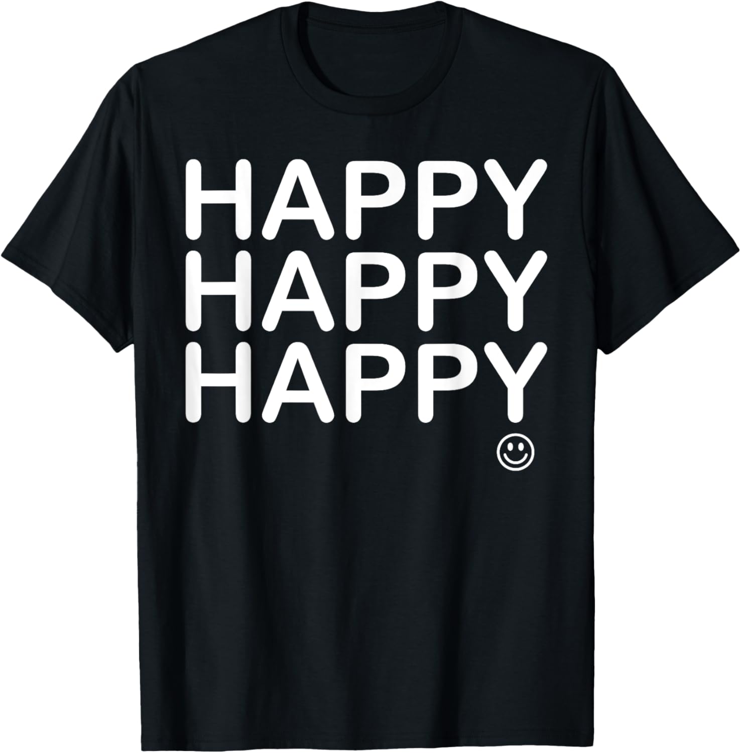 Happy T-Shirt Happy Happy Happy T-Shirt S разноцветный