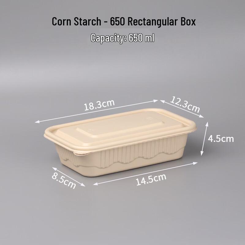 

Disposable Biodegradable Corn Starch Food Container