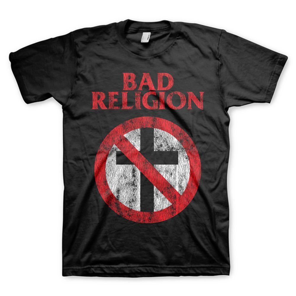 Bad Religion Distressed Crosburster T-Shirt S