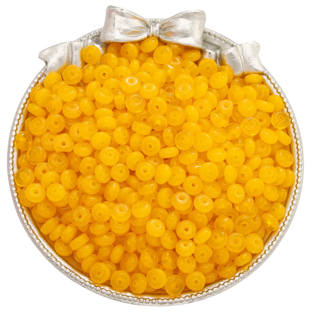 High quality wheel bead glass rice bead DIY jewelry accessories handmade beaded bracelet material