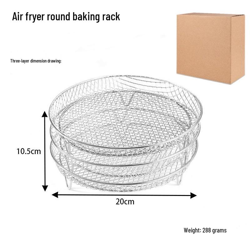 304 Stainless Steel Air Fryer & Grill Rack