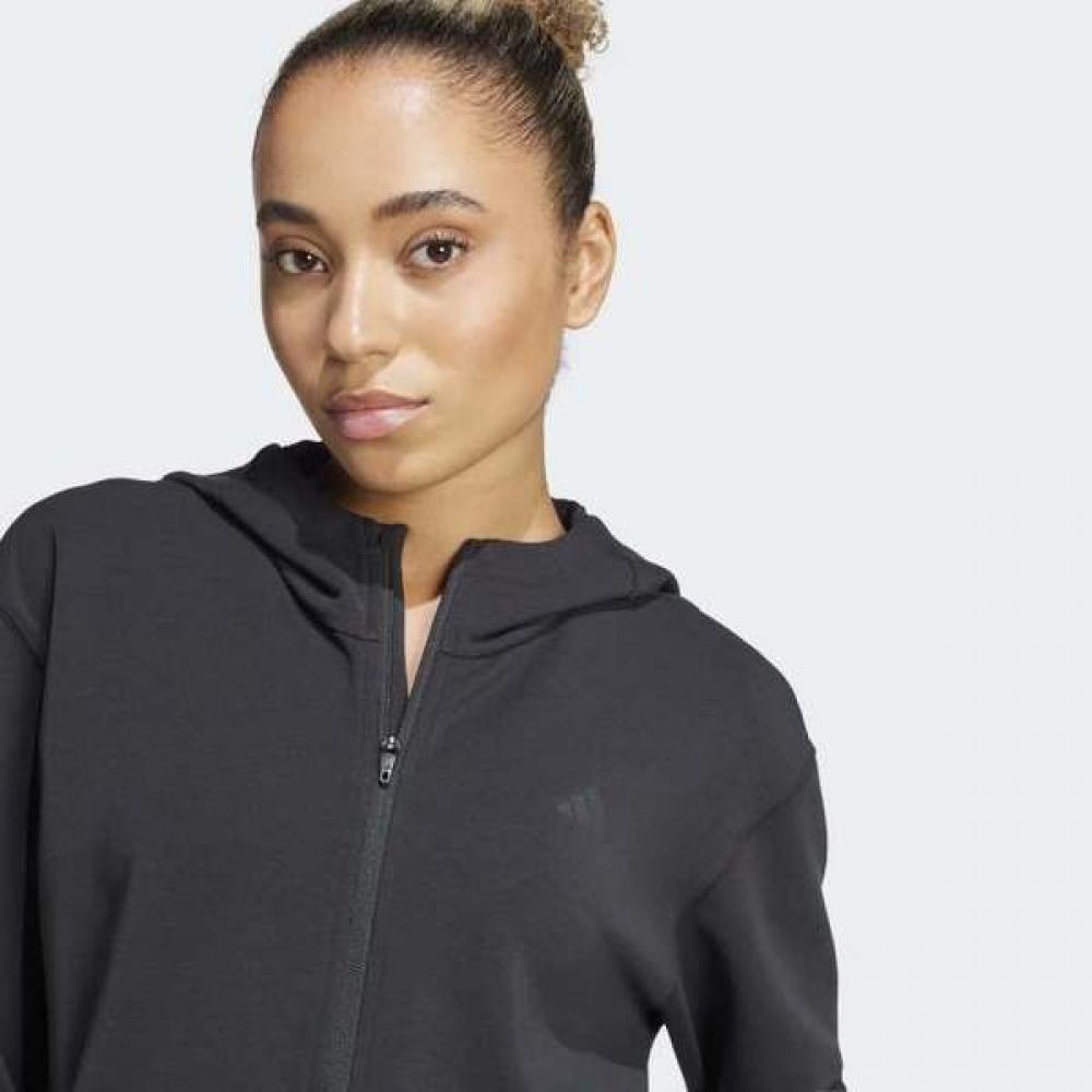 Adidas Women S Climacool Technology D4t Full Zip Hoodie