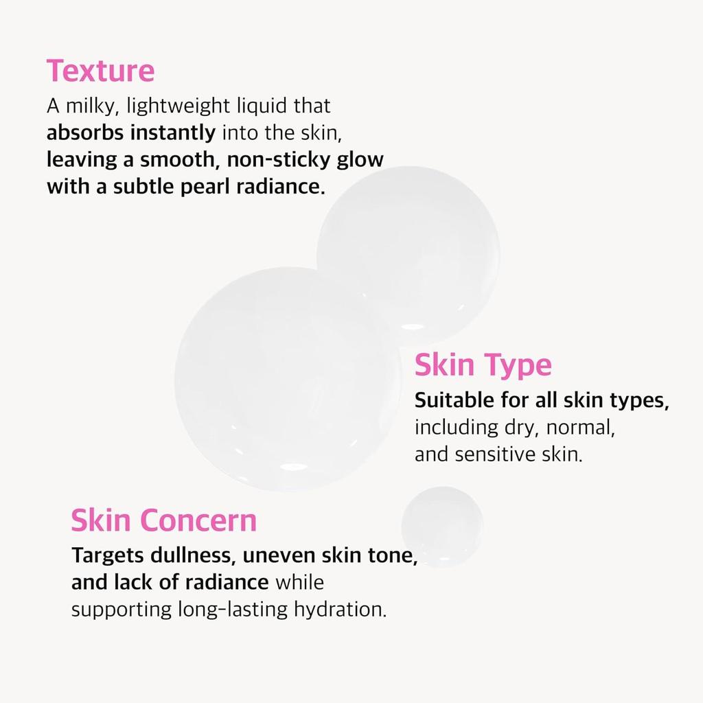 KLAVUU White Pearlsation Pearl Treatment Toner - Brightening & Hydrating, 140ml