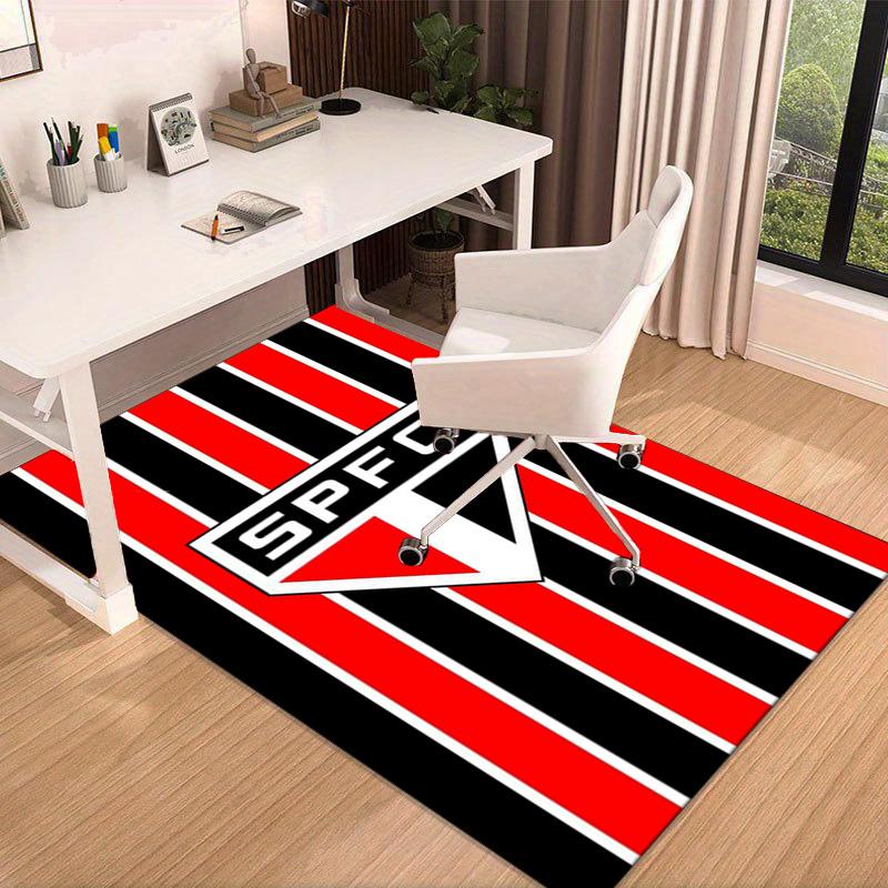 Pau-lo Fc Emblem Printed Area Rug for Office, Chair Rug, Decorative Carpet Floor Mat, Large Size Fan gifts Christmas gifts