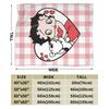 B-Bettys Boops Throw Blanket for Couch  Soft Fuzzy Plush Blanket 50x60 Inch Multi-size Bedspread for All Seasons