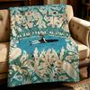 Artist K-Kaitlin Brito-o Throw Thick Comfort Flannel Quilt, Multi-scene Use Indoor Outdoor Daily Nap