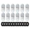 Lot de 12 filtres de rechange pour distributeur d'eau pour animaux de compagnie 108 3,2 L Doté d'une filtration à triple couche pour une eau propre et saine