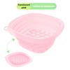 Collapsible Silicone Face Ice Bath Tray Cold Therapy for Facial Puffiness Portable Cryo Skin Tool Travel Beauty Bowl Facial Tool