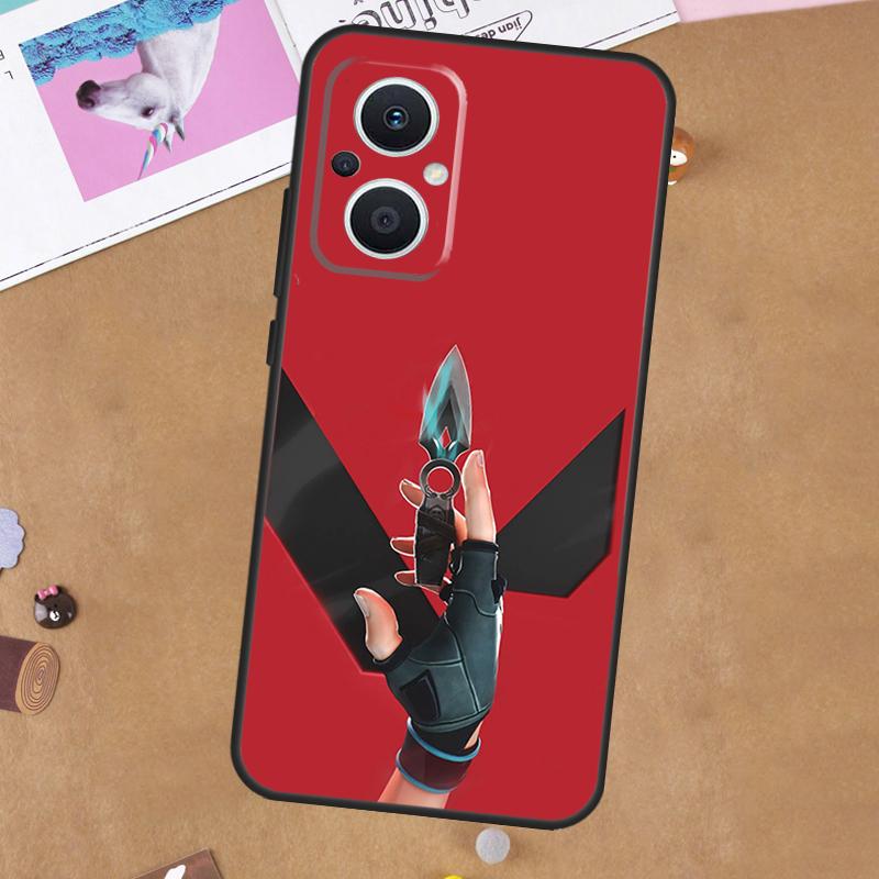 Valorant Game For OPPO Reno 11F 10 11 Pro 4Z 5Z 8T 4 5 6 7 8 Lite OPPO Find X3 X6 Pro X2 Neo X5 Lite Case