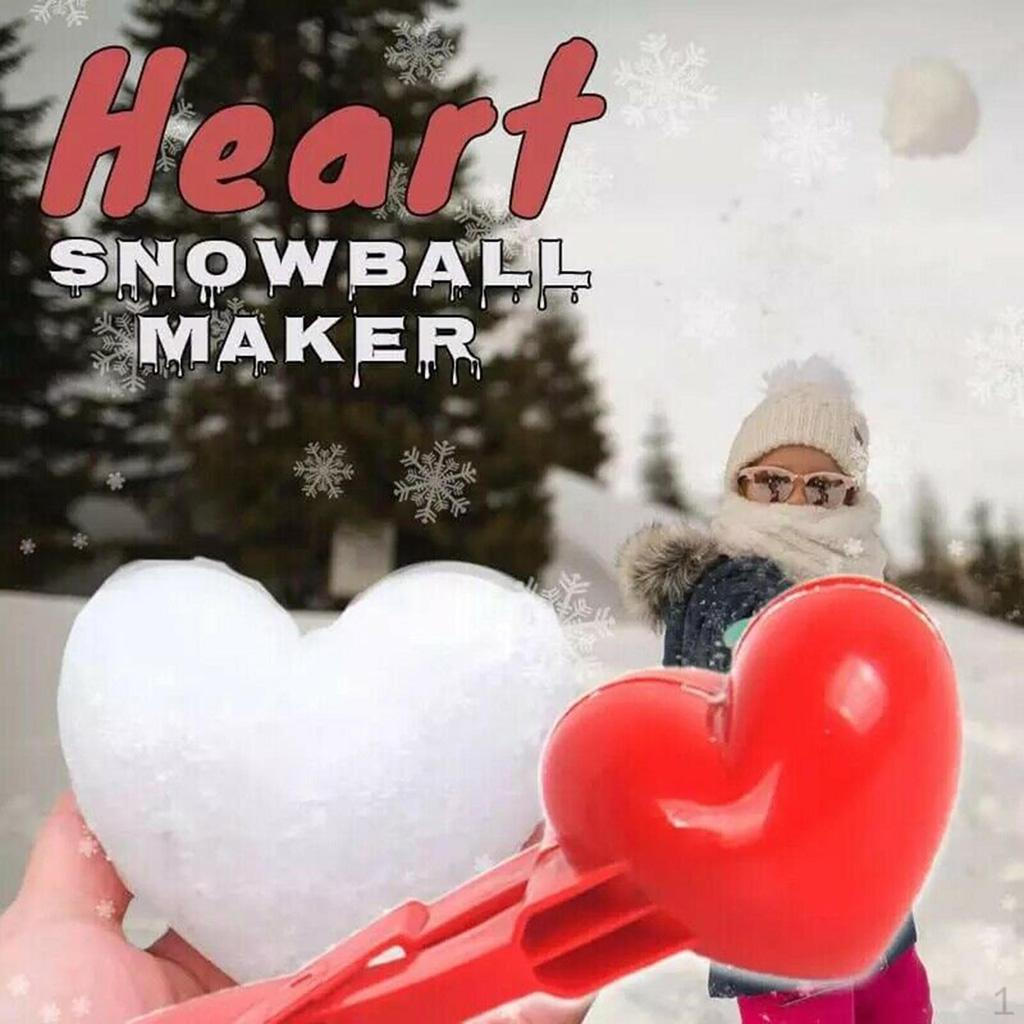 Heart Children Outdoor Snowball Toys Tool