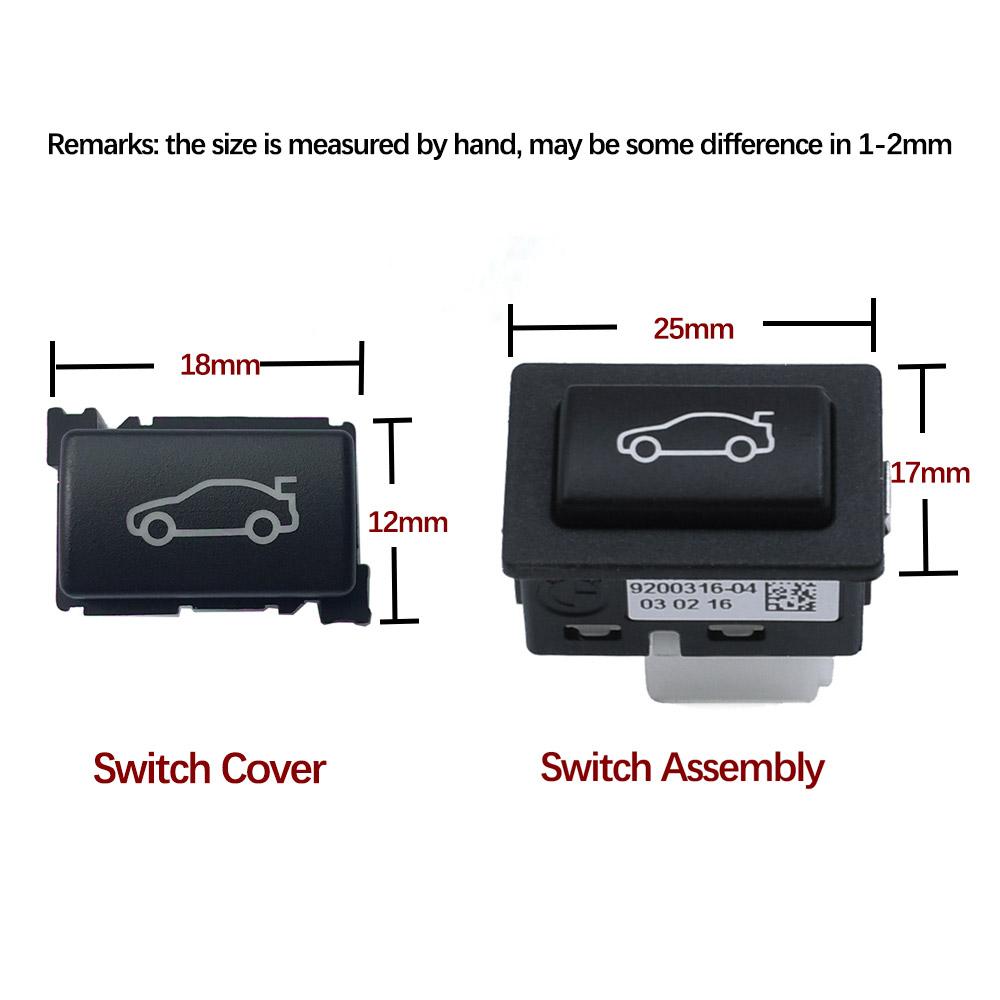 Tailgate Rear Trunk Switch Button Cover for BMW 1 2 3 4 5 6 7 X1 X3 Z4 E81 E82 F22 F23 E90 F30 F32 E60 F10 F11 F01 E84 F25 E89