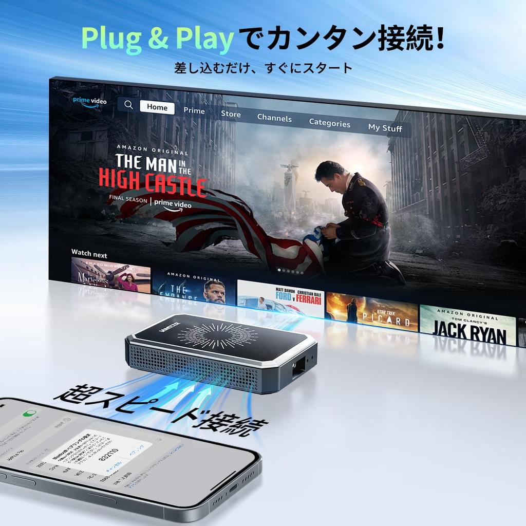 LAMTTO Wireless Car Play Adapter, Wireless Adapter, Wireless Car Play Radio, Plug & Play,