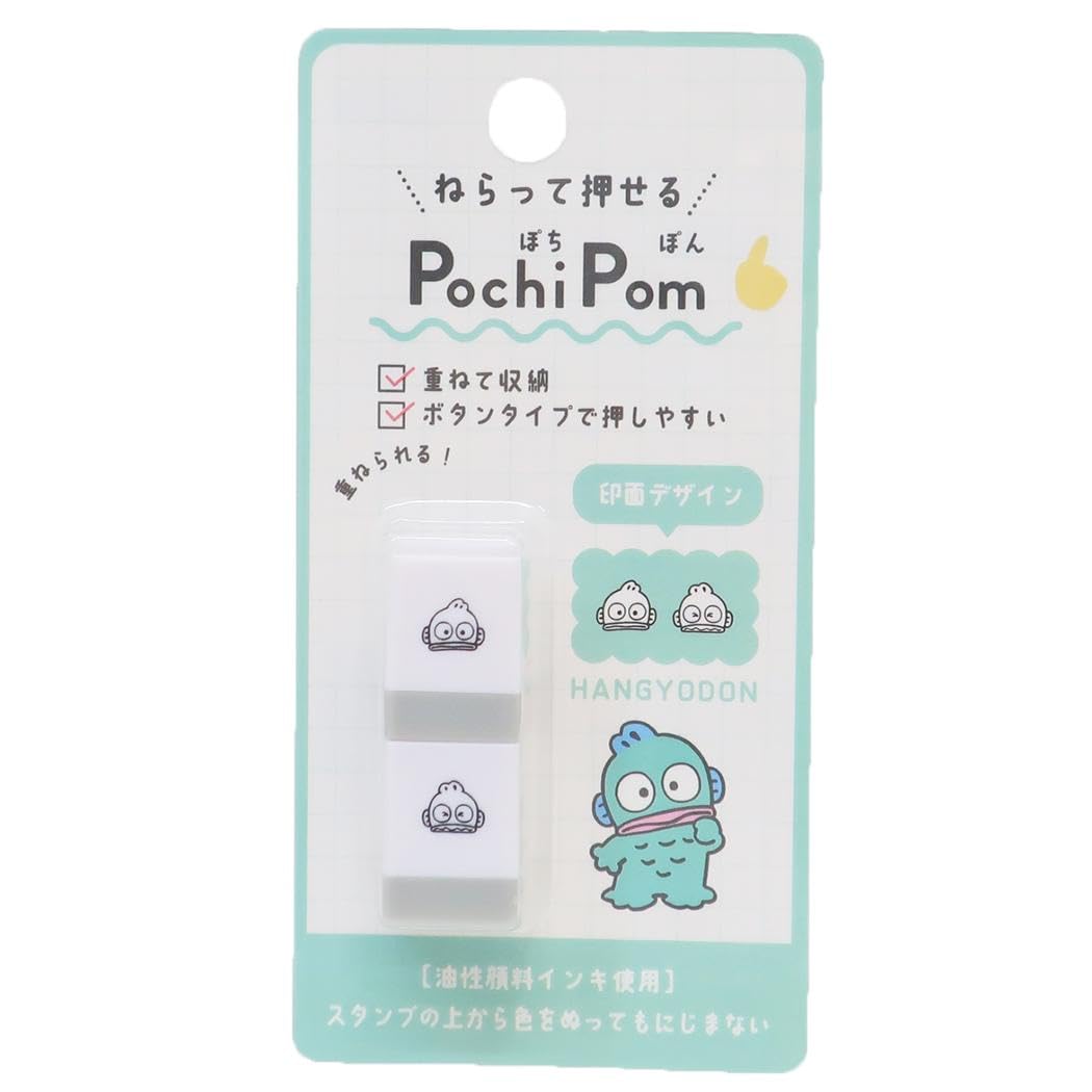 

Хангидон POCHIPOM Sanrio Kamio Япония Декорация для дневника Кнопочный тип Товар с персонажем Почтовый заказ [Штамп]