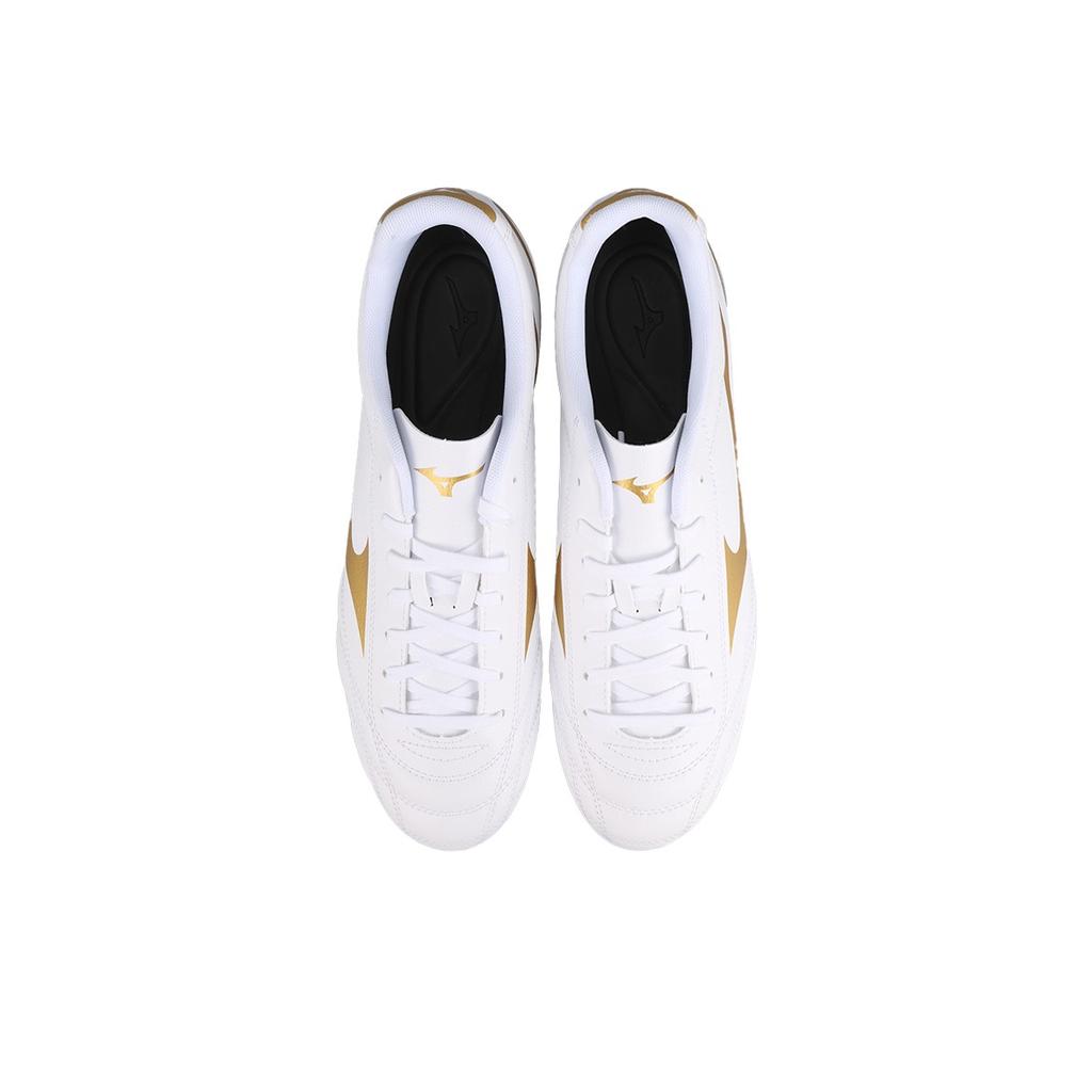 Mizuno Comfortable Versatile AG (Rubber Short Studs) Artificial Turf Non-Slip Durable Soccer Shoes Unisex Soccer Shoes White Platinum P1GA249407