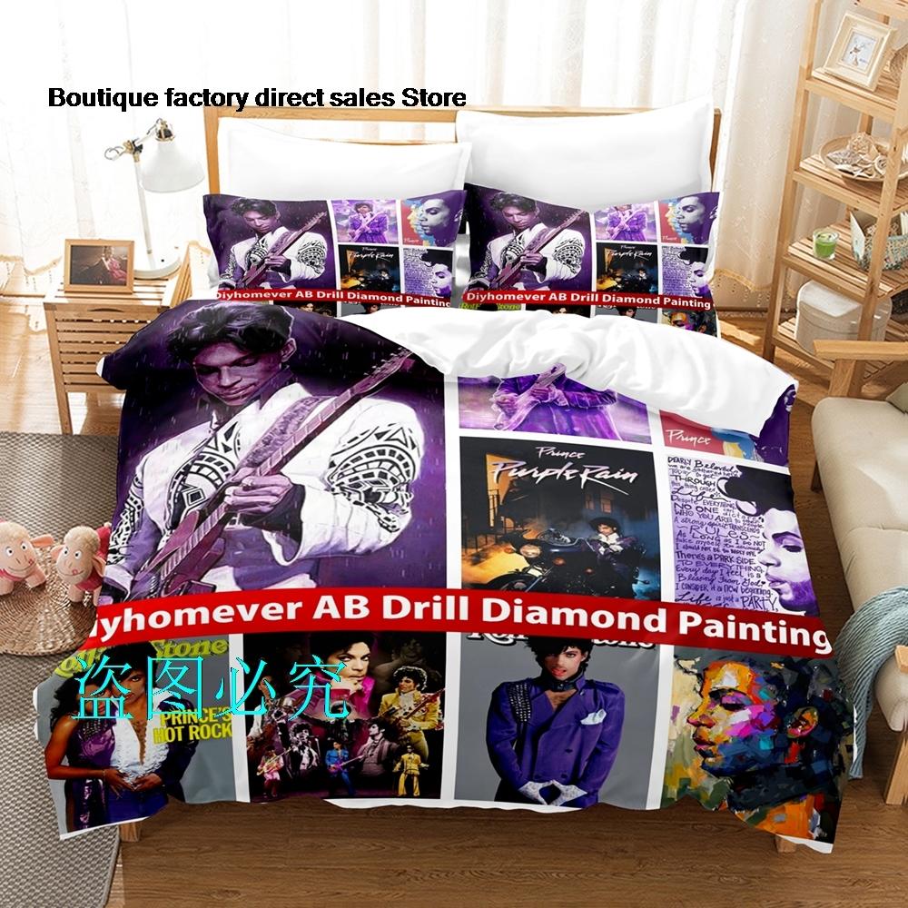 Prince Rogers Nelson Bedding Set Single Twin Full Queen King Size Bed Set Adult Kid Bedroom Duvetcover Sets parure de lit Bed