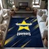 Tappeto in Cristallo di Velluto North Queensland Cowboys Morbido Anti?Tappetino Antiscivolo Comodo per Casa Soggiorno Camera da Letto Tappeto Decorativo