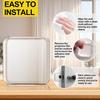 Door Stoppers Wall Protector, 8 PCS Silicone Door Knob Wall Protector with Strong Self-Adhesive Backing, Upgraded Thickened Reble Door Bumper - Ideal