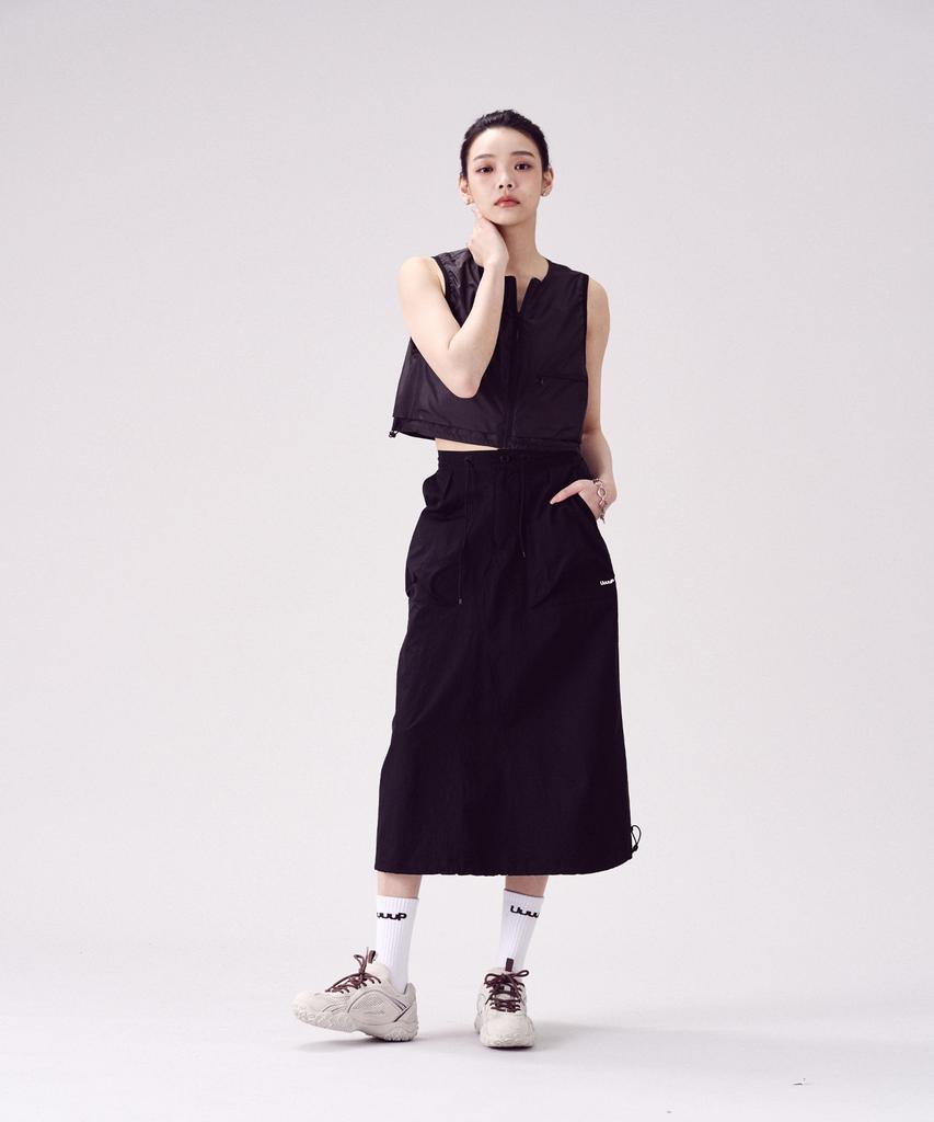 Yuupeu Hem String Long Skirt