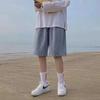 Men's Summer Japanese Straight Denim Wide-Leg Casual Mid-Length Shorts