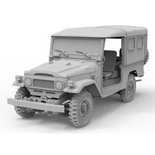 AK Interactive 1/35 Scale Modern-Use Small Four-Wheel Drive Soft-Top Military Vehicle IDF/LAF Type Plastic Model Assembly Kit AK35004