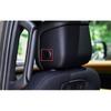 For Defender 110 2020-2023 DX Carbon Fiber Seat Headrest Button Ring Cover Trim
