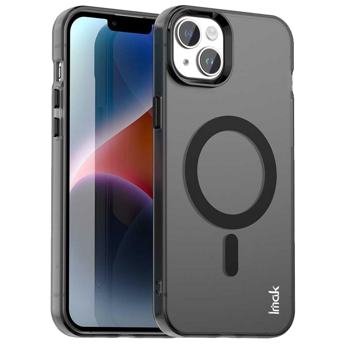 

IMAK For iPhone 15 Case Compatible with MagSafe Candy Color Anti Drop TPU+PET Back Cover