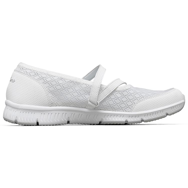 Skechers Be-Cool Tkanina Moda Wygodne Codzienne Buty Damskie Buty Codzienne Białe 100354-WHT