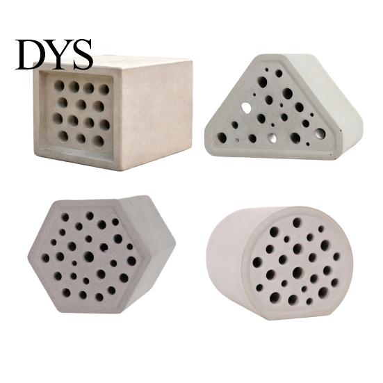Bee Pollination Aid Honeycomb House Mason Habitat Multiple Shapes Plastic Insect Pollinator Waterproof Garden Decor for Pollinators Organic Gardening