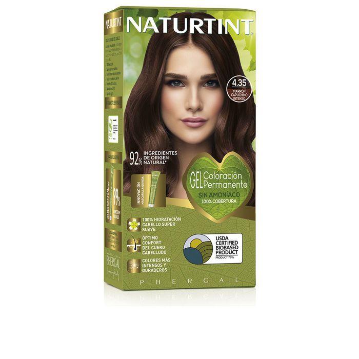 Coloration Sans Ammoniaque NATURTINT N° 4.35 - Brun Cappuccino Intense 170 Ml