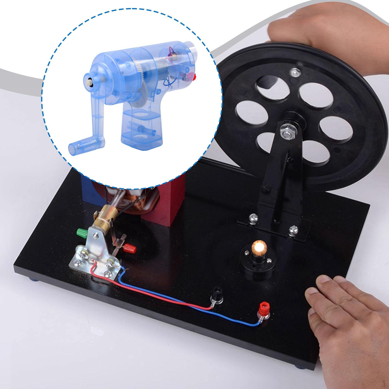 

Генератор з ручним приводом Навчальний посібник Подарунок Портативні приладдя Аксесуари для студентської аудиторії