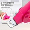 U Shaped Nail Clipper Acrylic Fake Nail Scissors Nail Tip Edge Cutter Trimmer Manicure with Sizer Precise Cutting Nail Tools