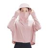 UPF 50+ Women's Summer Sun Protection Shawl: Ultra-Thin, Breathable, Anti-UV Ice Silk Jacket.