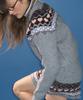 RONRON [Set] Heart Nordic Knit Zip Up (2Color)