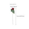 Tenvity 5pcs Long Branch Rose Artificial Flowers For Wedding Home Vase Decor Christmas DIY Wreath Accessories Silk Fake Flowers