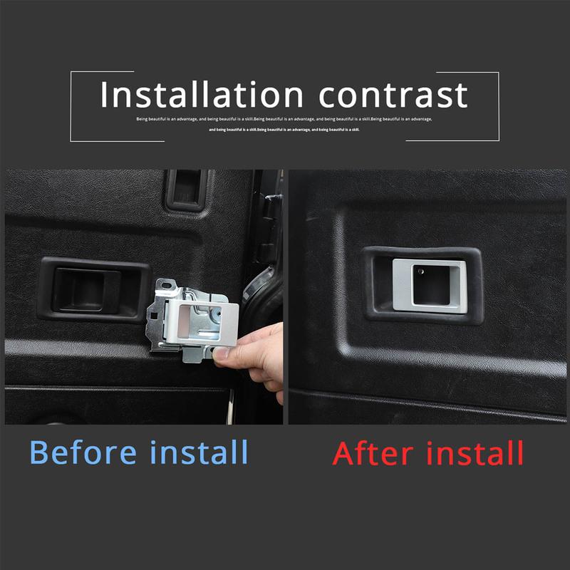 For Land Rover Defender 90 110 130 2004-2018 Aluminum Alloy/carbon Steel Car Interior Door Handle Replacement Parts