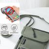 Oxford Stoff Umhänge-Handytasche RFID-Blockierung Lanyard Reisepass-Tasche Reisegebrauch