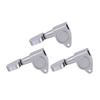 3L3R Guitar Tuning Pegs Locking Tuners Zinc Alloy Machine Heads Silver