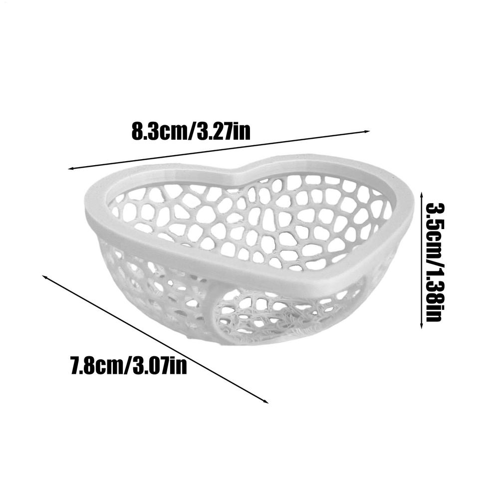 Aquarium Floating Cave Heart Shape Fish Shrimp Hideout Shelter Hammock Feeding Ring Resting Spot for Betta Small Aquatic Pets